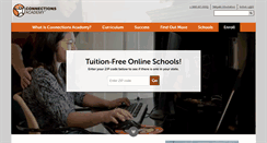 Desktop Screenshot of connectionsacademy.com